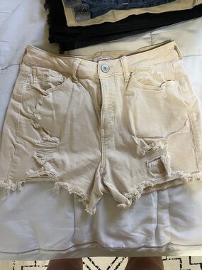 SO Cream Distressed Women's Denim Shorts